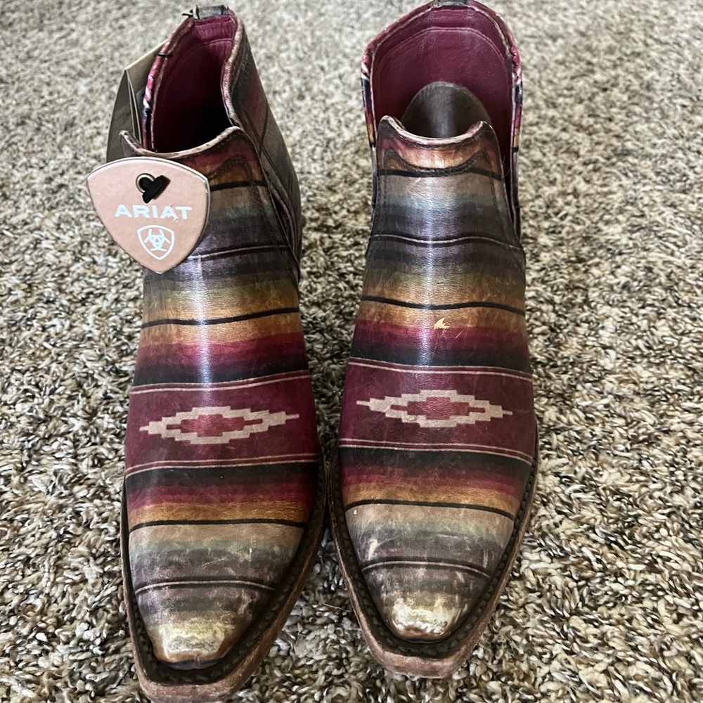Ariat Women's Multicolor Striped Heeled Boots